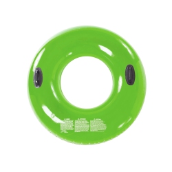 SWIM CENTRAL 48" Water Sports Inflatable Bright Swimming Pool Inner Tube Ring Float In Green