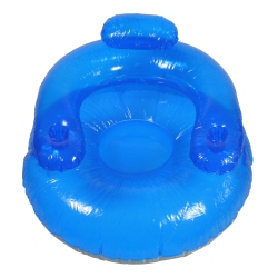 SWIM CENTRAL 43" Inflatable Transparent Swimming Pool Bubble Chair In Blue