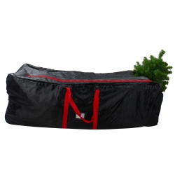DYNO 58" Rolling Artificial Christmas Tree Storage Chest for 9Ft Trees In Black