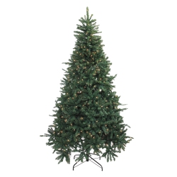 NORTHLIGHT 7.5' Pre-Lit Full Northern Pine Artificial Christmas Tree - Clear Lights