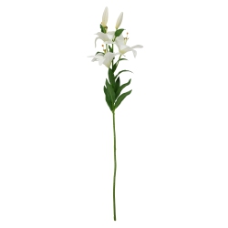 ALLSTATE 28" Easter Lily Artificial Silk Floral Spray In White