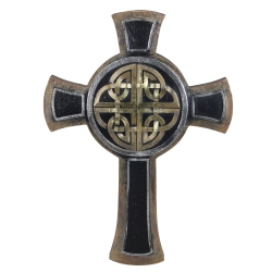 ROMAN 9.25" Single Celtic Knot Designed Religious Wall Cross In Multicolor