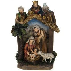 MARK ROBERTS 12" Religious Nativity Creche Scene Christmas Table Top Decoration
