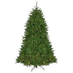 NORTHLIGHT 7.5' Pre-Lit Rockwood Pine Artificial Christmas Tree, Clear Led Lights
