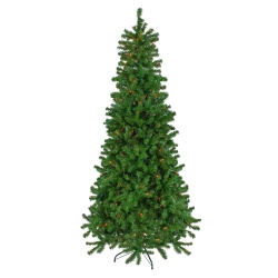 NORTHLIGHT 7' Pre-Lit Norfolk Spruce Artificial Christmas Tree, Multi Lights