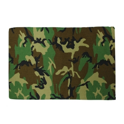 CC HOME FURNISHINGS Camouflage Printed Deluxe Square Pet Dog Bed - Medium