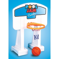 SWIM CENTRAL Water Sports Pool Jam Basketball And Volleyball Swimming Pool Combo Game