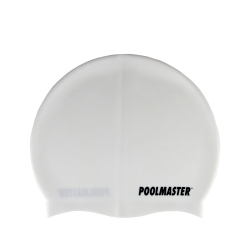 SWIM CENTRAL 8.5" Swim Cap for Swimming Pools And Spas for Teens And Adults In White