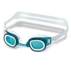 SWIM CENTRAL 6" Recreational Junior Goggles Swimming Pool Accessory for Ages 4 And Up In Blue