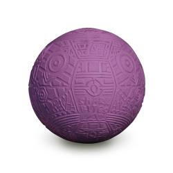 SWIM CENTRAL 7" Shark Bites Grip Balls Geometric Pattern Swimming Pool Toy In Purple