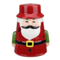 NORTHLIGHT 7.25 Ceramic Santa Christmas Gnome Tealight Candle Holder In Red