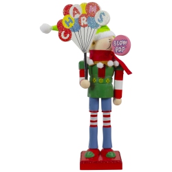 NORTHLIGHT 11" Tootsie Roll Charms Blow Pop Wooden Christmas Elf Figure
