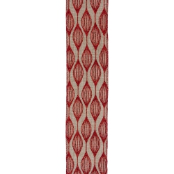 NORTHLIGHT Club Pack Of 12 And Beige Christmas Wi Craft Ribbons 2.5" X 120 Yards In Red
