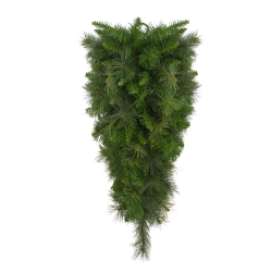 NORTHLIGHT 32" Canyon Pine Artificial Christmas Teardrop Swag - Unlit