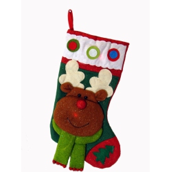 STERLING 22" Color Changing Led Lighted Glittered Snowman Christmas Stocking