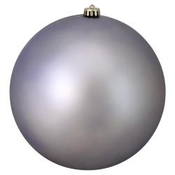 NORTHLIGHT Matte Shatterproof Christmas Ball Ornament 10" (250Mm) In Gray