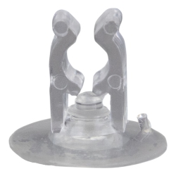 NORTHLIGHT 20Ct Clear Holiday Decoration And Gift Collections Christmas Suction Cup Clips - .75