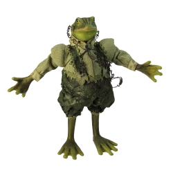 ALLSTATE 13" Princess Garden Whimsical Mr. Frog Decorative Figure With Vine Accents In Green