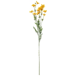 ALLSTATE 27.5" Gold And Baby Cosmos Artificial Silk Floral Spray In Yellow