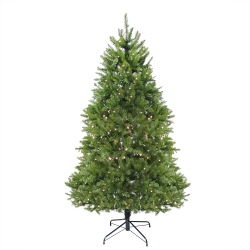 NORTHLIGHT 9' Pre-Lit Full Northern Pine Artificial Christmas Tree - Warm Clear Led Lights