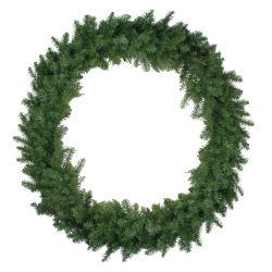 NORTHLIGHT Northern Pine Artificial Christmas Wreath - 48-Inch, Unlit In Green