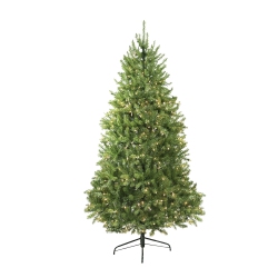 NORTHLIGHT 9' Pre-Lit Full Northern Pine Artificial Christmas Tree, Clear Lights