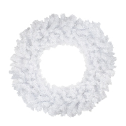 NORTHLIGHT 48" Icy Spruce Artificial Christmas Wreath - Unlit In White