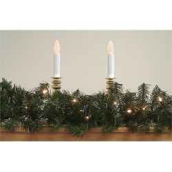 ALLSTATE 9' X 12" Pre-Lit Windsor Pine Artificial Christmas Garland - Clear Dura-Lit Lights