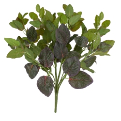 NORTHLIGHT 18.5" Green And Two Toned Spring Artificial Net Floral Bush In Red