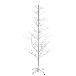 NORTHLIGHT 6' Led Lighted Birch Christmas Twig Tree - Pure Lights In White