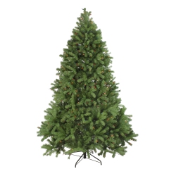 NORTHLIGHT 7.5' Pre-Lit Noble Fir Full Artificial Christmas Tree - Multi-Color Lights