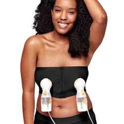 Medela Hands-Free Pumping Bustier - Medium - Black