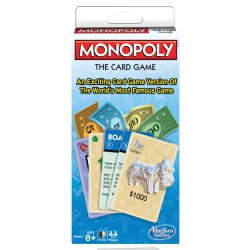 HASBRO GAMING Monopoly The Card Game 2-4 Players, Ages 8+, 15-30 Minutes