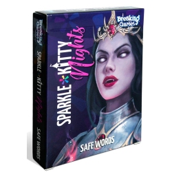 BREAKING GAMES Sparkle Kitty Night: Safe Words 3-8 Players, Ages 13+, 10-20 Minutes