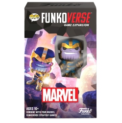 FUNKO GAMES Pop Funkoverse Strategy Marvel 101 Thanos 1-Pack 2-4 Players, Ages 10+, 20-60 Minutes