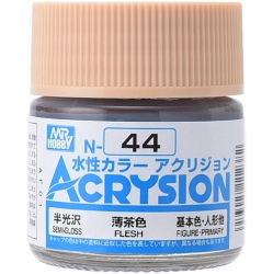 MR. HOBBY Acrysion Color - Flesh (Semi-Gloss/figure-Primary) (N44) 10Ml Semi-Gloss Acrylic Paint