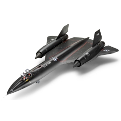 REVELL USA Sr-71A Blackbird (85-5720) 1:48 Scale Airplane Plastic Model Kit