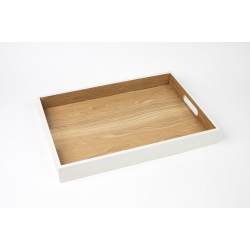 PETERSON HOUSEWARES Ash Wood: Tray With Handles