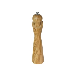 PETERSON HOUSEWARES 10" Olivewood Pepper Mill Top-Quality Metal Grind Mechanism