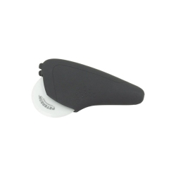 PETERSON HOUSEWARES Pizza Cutter - Ceramic Pizza Cutter - Handle Can Be Opened