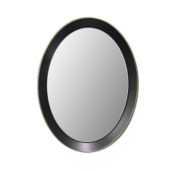 PETERSON ARTWARES Wall Mirror - Oval Metal Decorative Mirror