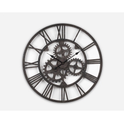 PETERSON ARTWARES Wall Clock - Wrought Iran Antique Wall Clock