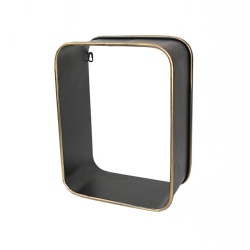 PETERSON ARTWARES Wall Rack - Stylish Creative Metal Wall Shelf/rack Rectangular