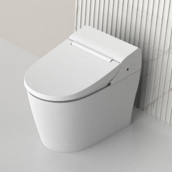 VOVO Stylement Tcb-8100W Smart Bidet Toilet, One Piece Toilet \w Auto Dual Flush, Uv-Led Sterilization, Heated Seat, Warm Water And Dry, Made In