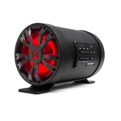 ECOXGEAR Soundextreme Es08 Powersports Sealed Powered 8-Inch Subwoofer Tube With Built In 500-Watt Amplifier