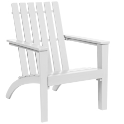 COSTWAY Patio Adirondack Chair Acacia Wood Lounge Armrest Garden Deck