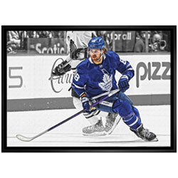 Toile Encadrée De William Nylander Des Maple Leafs De Toronto De Frameworth (20 X 29 Po)