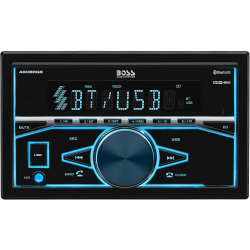 BOSS Audio Elite 480Brgb Double Din, Bluetooth, Mp3 USB Am/fm Receiver, Multi Color RGB Illumination, Wireless Remote (No CD/dvd Player)