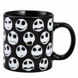 BIOWORLD Disney The Nightmare Before Christmas Jack Faces 16 OZ Ceramic Mug