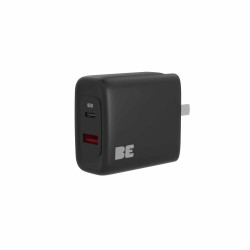 BLU ELEMENT Wall Charger Dual USB-C 45W Pd And USB-A | In Black